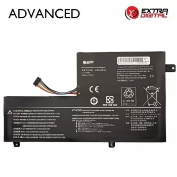 Extra Digital Advanced Laptop-Akku – Lenovo L15L3PB1, 3600mAh, 11,1V, 3-Zellen Li-Ion (IdeaPad 100)