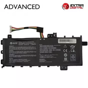 Extra Digital Advanced NB432561 Ersatzakku für ASUS VivoBook 15 (C21N1818-1, 4150mAh, 7.7V, Li-ion)