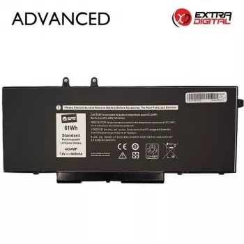 Extra Digital Advanced NB441921 Ersatzakku für Dell 4GVMP (8000mAh, 11,4V, 6 Zellen, Li-ion)