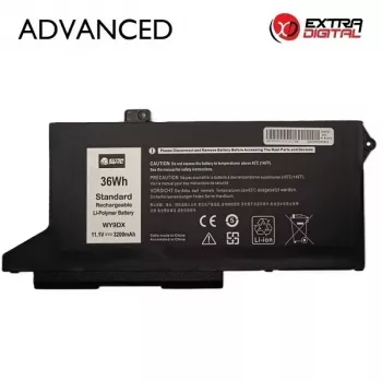 Extra Digital Advanced NB442263 Ersatzakku für Dell Latitude E5470 E5570 Precision 3510 - 3200mAh 11.4V Li-ion