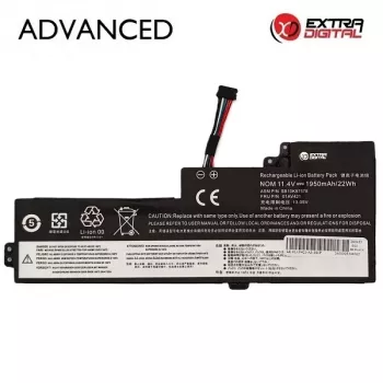 Extra Digital Advanced NB483037 Laptop-Akku – Ersatz für Lenovo 01AV421, 1950mAh, 11.4V, 3-Zellen Li-Ion (ThinkPad X270, X260, T470, T460, L470, L460, P51s, P50s, A475, A275)