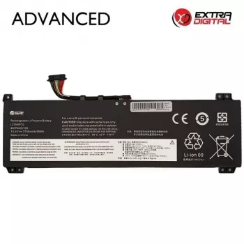 Extra Digital Advanced Ersatz-Laptop-Akku für Lenovo L21M4PC0 – 3750mAh, 15.36V, 57Wh, 4-Zellen-Li-Ion (Schwarz)