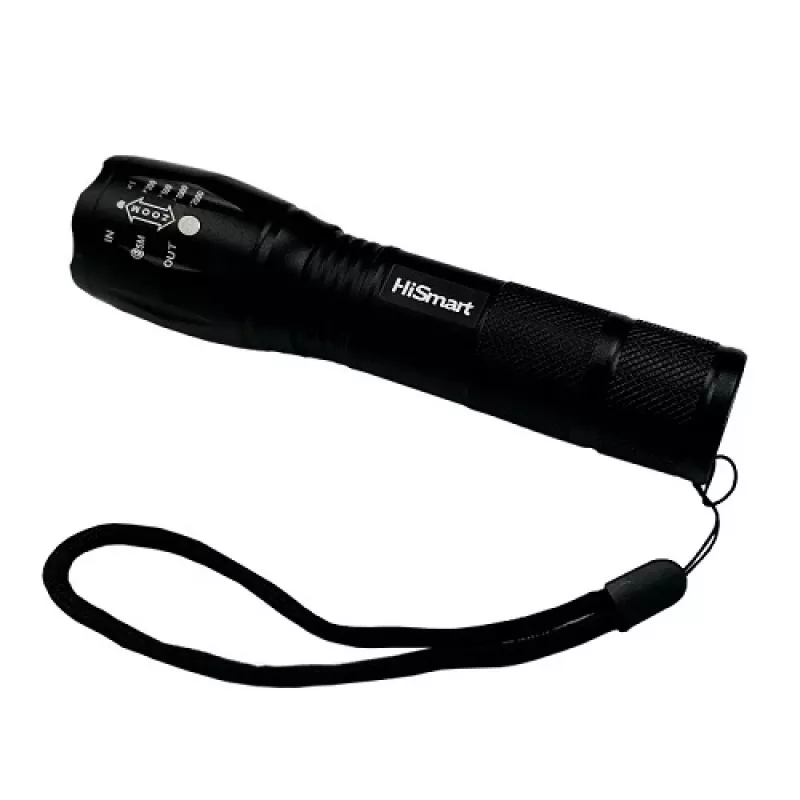 EXTRA DIGITAL Handheld Taschenlampe, 1000lm, 10W mit 18650 Akku