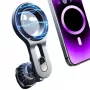EXTRA DIGITAL Magnetischer Handyhalter für Lüftungsschlitze – Universelle Smartphone-Halterung mit 360°-Drehung, N52 Neodym-Magneten - Schwarz (HB390489)