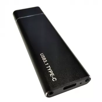 EXTRA DIGITAL M.2 SSD Gehäuse USB 3.1 Gen 2 – Space Grau
