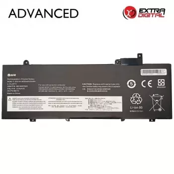 Extra Digital NB482870 Ersatzakku für Lenovo L17L3P71 – 4650mAh 52.5Wh 11.25V Li-ion, Schwarz, 3 Zellen