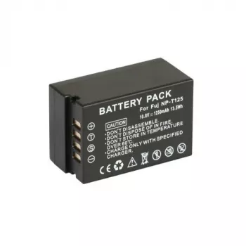EXTRA DIGITAL Ersatzakku für FUJIFILM NP-T125 (CB970391), 1250 mAh, 10,8 V Li-Ion