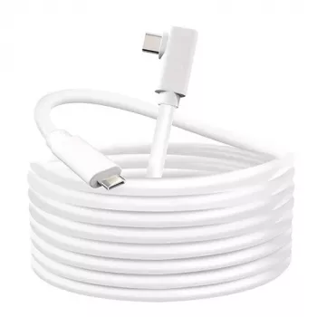 EXTRA DIGITAL VR Link Kabel USB-C auf USB-C 5m Weiß 5Gbps für Oculus Quest