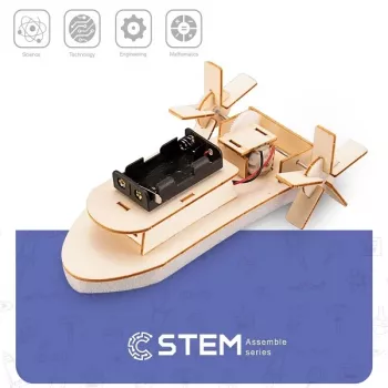 EXTRA DIGITAL Holzbausatz Boot, pädagogisches Modell