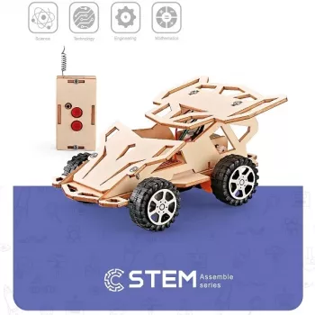 EXTRA DIGITAL Holzbausatz ferngesteuertes Auto pädagogisches Modell