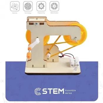 EXTRA DIGITAL Holz-Bausatz Rotierender Generator Lehrmodell