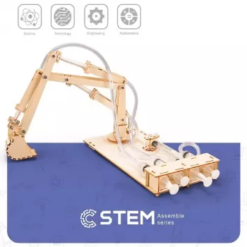 EXTRA DIGITAL Holzbausatz Bagger, pädagogisches Modell
