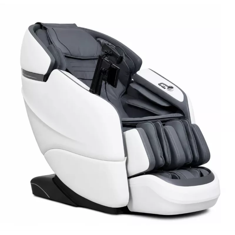 EXTRALINK 3D Zero Gravity Massagesessel mit SL-Track, Weiß-Schwarz