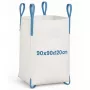 EXTRALINK Big Bag U+2 90x90x120cm 1000kg FIBC Bulk Bag mit 2 zusätzlichen Schlaufen