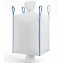 EXTRALINK Big Bag U+2 90x90x140cm 1000kg White FIBC Bulk Bag with Discharge Spout