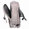 EXTRALINK Black Forest KM03 Kabinenrucksack 45x20x30 cm mit 2 Kulturbeuteln – Grau