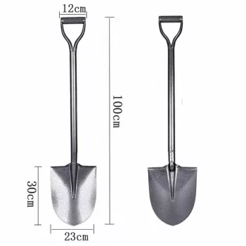 EXTRALINK BLACK FORST Gartenspaten gerade 100cm