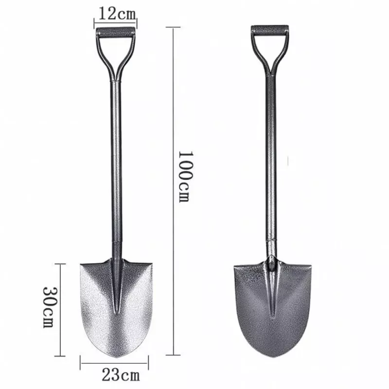 EXTRALINK BLACK FORST Gartenspaten gerade 100cm