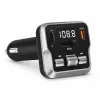 EXTRALINK Bluetooth FM-Transmitter mit 2 USB-Ladeanschlüssen und MicroSD-Kartenslot
