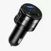 EXTRALINK Bluetooth FM Transmitter mit 2x USB-Ladegerät, Freisprecheinrichtung, Schwarz