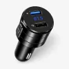 EXTRALINK Bluetooth FM Transmitter mit 2x USB-Ladegerät, Freisprecheinrichtung, Schwarz