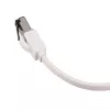 EXTRALINK Cat.8 U/FTP Flachband-Ethernet-Patchkabel 10m 40Gbps Weiß