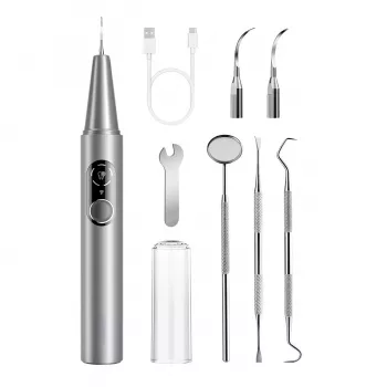 EXTRALINK CS-02 Ultraschall-Zahnsteinentferner mit Kamera, 5 Modi, Wi-Fi, LED, IPX7, USB-C