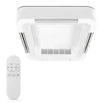 Extralink Cube Air 23 Smart WiFi Deckenventilator mit Licht, Weiß, 59 cm, App-Steuerung