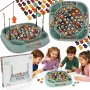 EXTRALINK Angelspiel Geschicklichkeitsspiel 45 Fische + 4 Angelruten Musik
