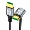 EXTRALINK HDMI 2.1 8K HDR 2M Angled Upward Cable Schwarz