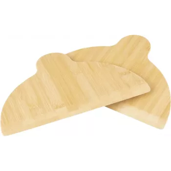 EXTRALINK HOME Bambusholz Pizzaheber – 2 Stück, natürliches hitzebeständiges Pizza-Paddel-Set
