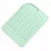 EXTRALINK HOME Silikon-Hitzeschutzmatte für Haarglätter, 22x16 cm, Grün