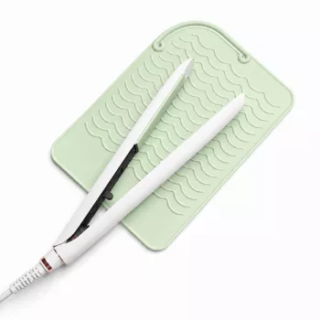 EXTRALINK HOME Silikon-Hitzeschutzmatte für Haarglätter, 22x16 cm, Grün