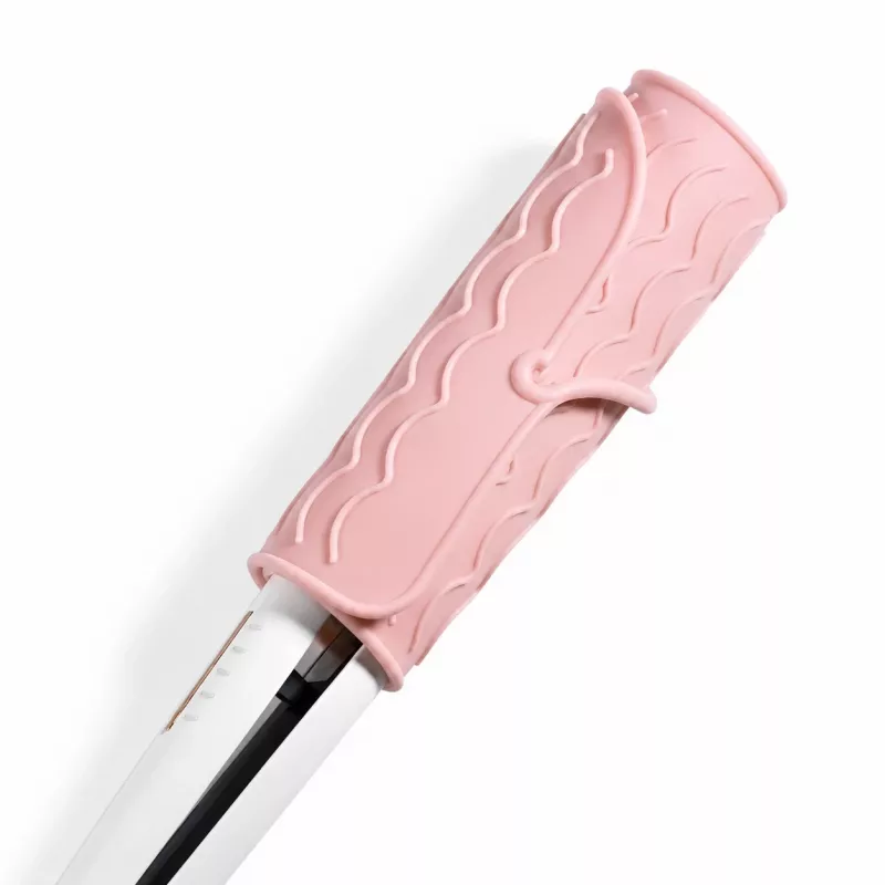 EXTRALINK HOME Silikon-Hitzeschutzmatte für Haarglätter und Lockenstab 22x16 cm Pink