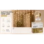 Extralink Icicle Curtain, 500 LEDs Warmweiß + Kaltblitz, Länge 3 + 20 m