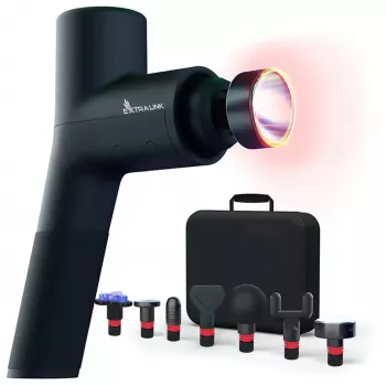 Extralink Massage Gymgun Fit 2.0 Pro Massage Gun, 7 Aufsätze, 6 Modi