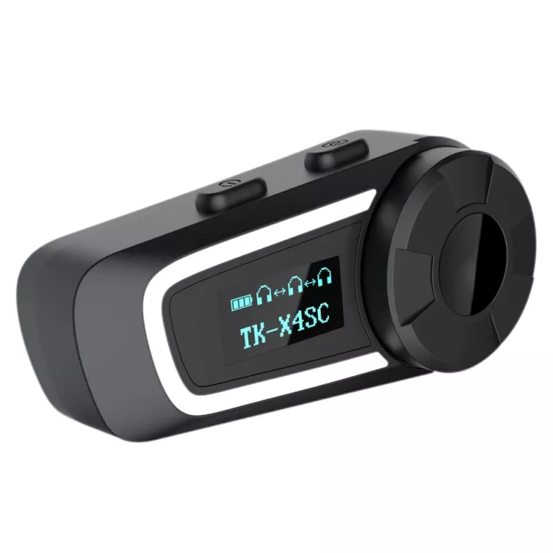 Extralink Motorrad-Intercom für 6 Fahrer, Bluetooth 5.1, polnische Sprachausgabe, Geräuschunterdrückung