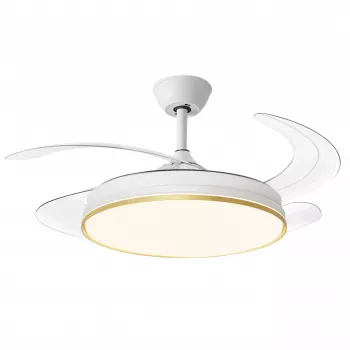 Extralink Phantom Wing 42 Smart WiFi Deckenventilator - Weiß, 107 cm, WiFi-App-Steuerung