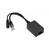 Extralink PoE-Inverter 1 Port, Eingang 1x 1000Mb/s RJ45/Buchse 10-30V, Ausgang 48V