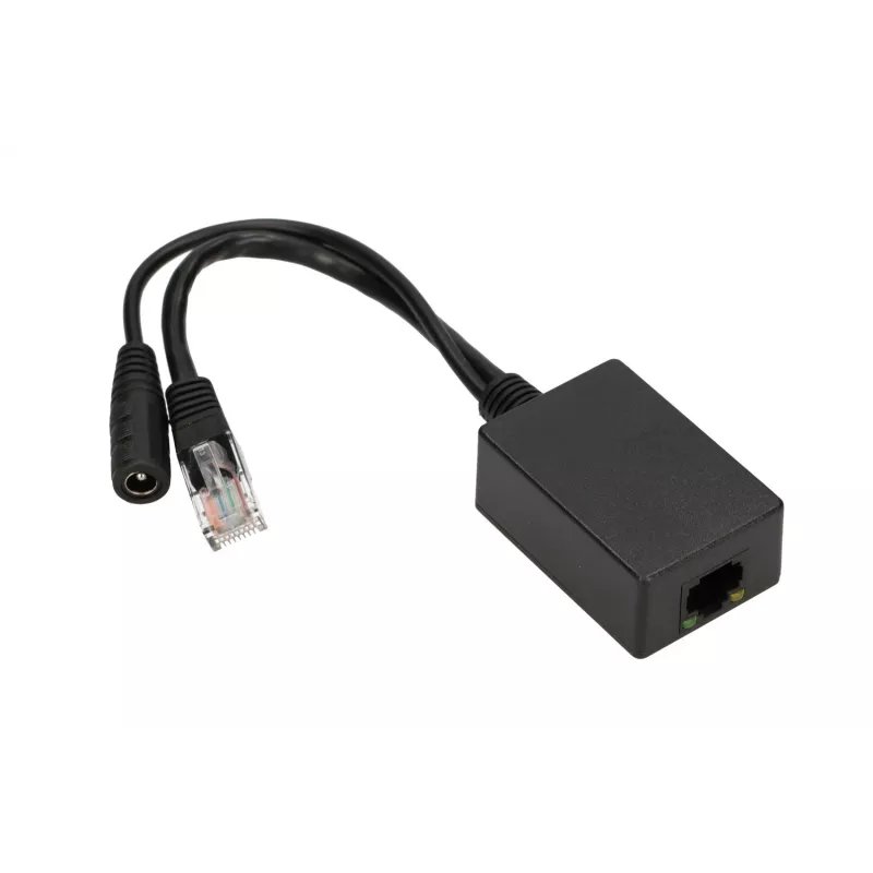 Extralink PoE-Inverter 1 Port, Eingang 1x 1000Mb/s RJ45/Buchse 10-30V, Ausgang 48V