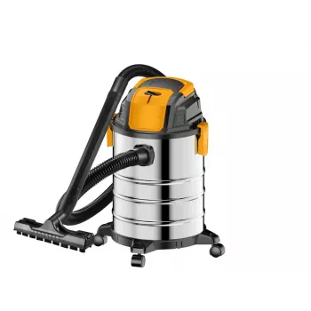 EXTRALINK POWERLINK Industrieller Nass- und Trockensauger, 1300 W, 20 l, Silber, R-702