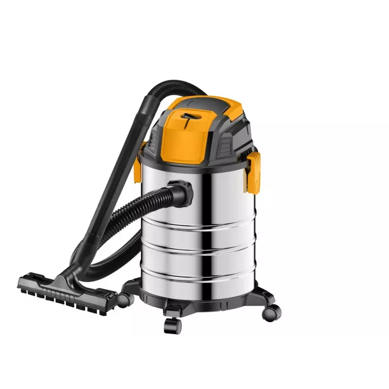 EXTRALINK POWERLINK Industrieller Nass- und Trockensauger, 1300 W, 20 l, Silber, R-702