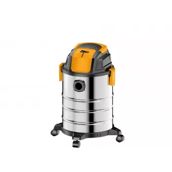 EXTRALINK POWERLINK Industrieller Nass- und Trockensauger, 1300 W, 20 l, Silber, R-702