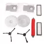 EXTRALINK Roborock Q Revo MaxV / Pro / S / Plus Ersatzteil-Kit – 10-teiliges Set mit Hauptbürste, Seitenbürsten, HEPA-Filtern, Wischpads, Staubbeuteln & Reinigungswerkzeug
