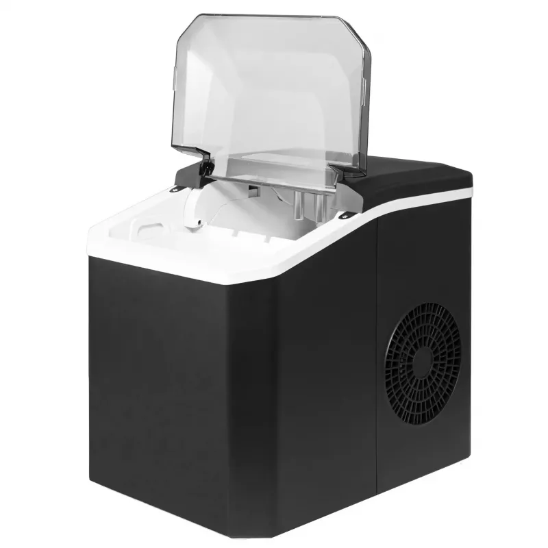 Extralink SmartLife Cube Ice Lite Ice Maker - 12 kg/24h, 1,8L Tank, Bullet Ice, Schwarz