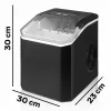 Extralink SmartLife Cube Ice Lite Ice Maker - 12 kg/24h, 1,8L Tank, Bullet Ice, Schwarz