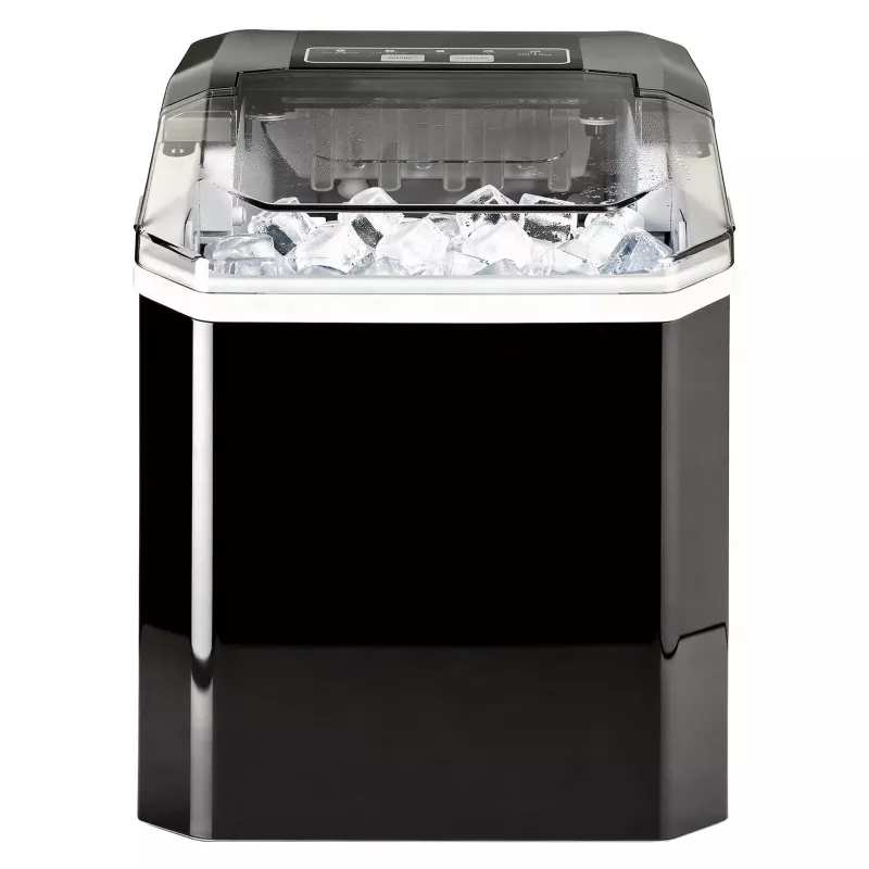 Extralink SmartLife Cube Ice Lite Ice Maker - 12 kg/24h, 1,8L Tank, Bullet Ice, Schwarz