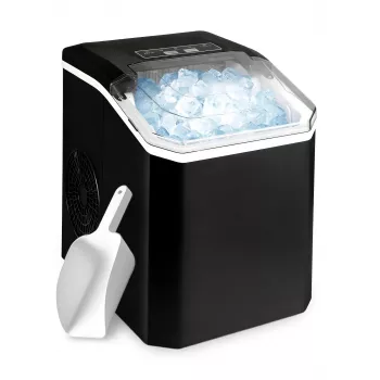 Extralink SmartLife Cube Ice Lite Ice Maker - 12 kg/24h, 1,8L Tank, Bullet Ice, Schwarz