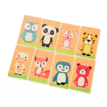 EXTRALINK TOYS Magnetic Puzzle Book Animals 68 Pieces