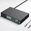Extralink VICTOR 8-Port Gigabit PoE+ Managed Switch mit 2 SFP, 150W Budget, L2+